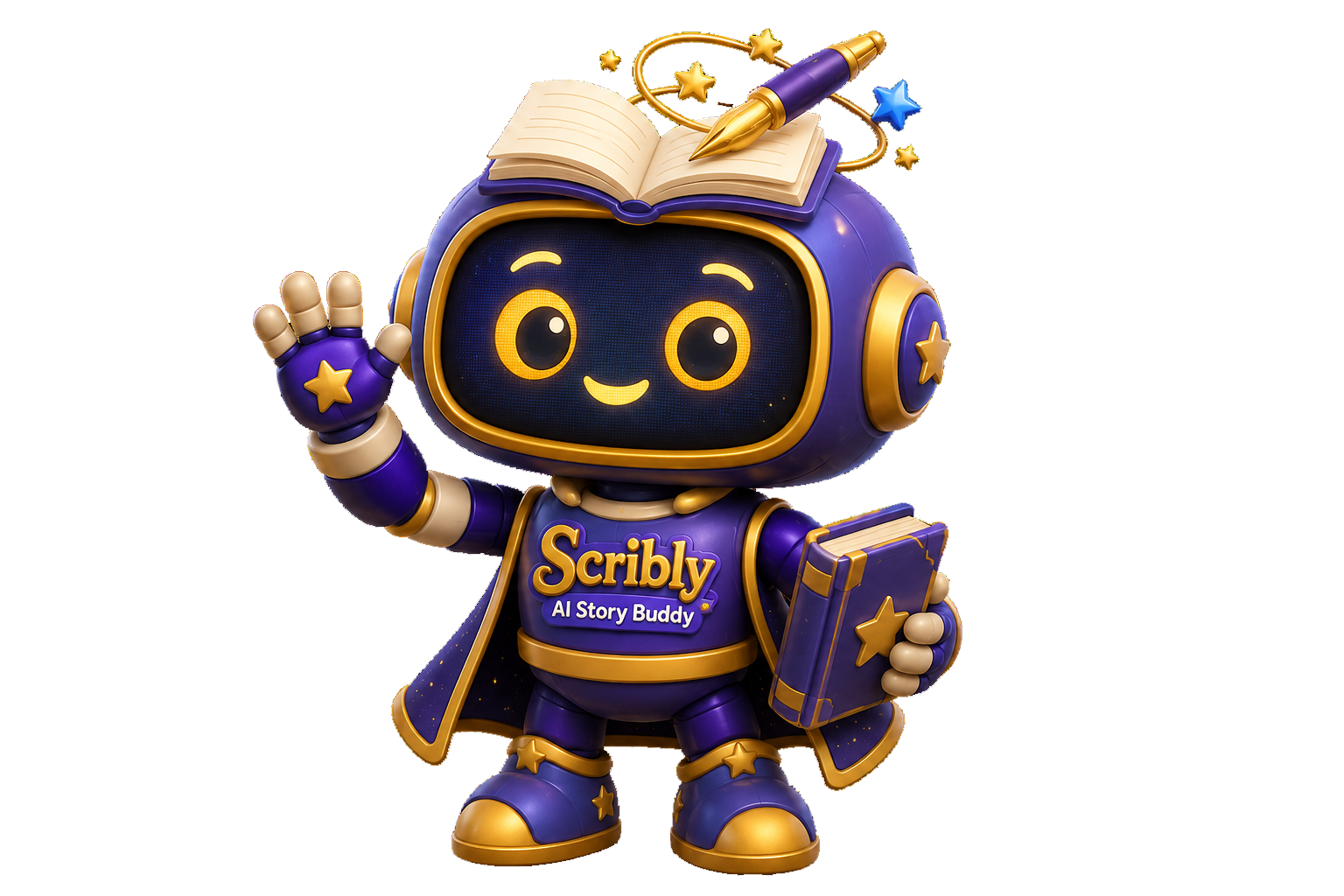 Scribs AI robot — click to chat